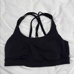 Lululemon Black Strappy Sports Bra Intimates